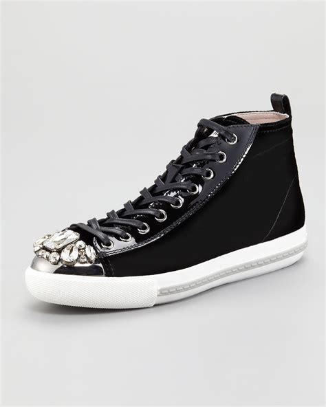 miu miu high tops|miu michu shoes.